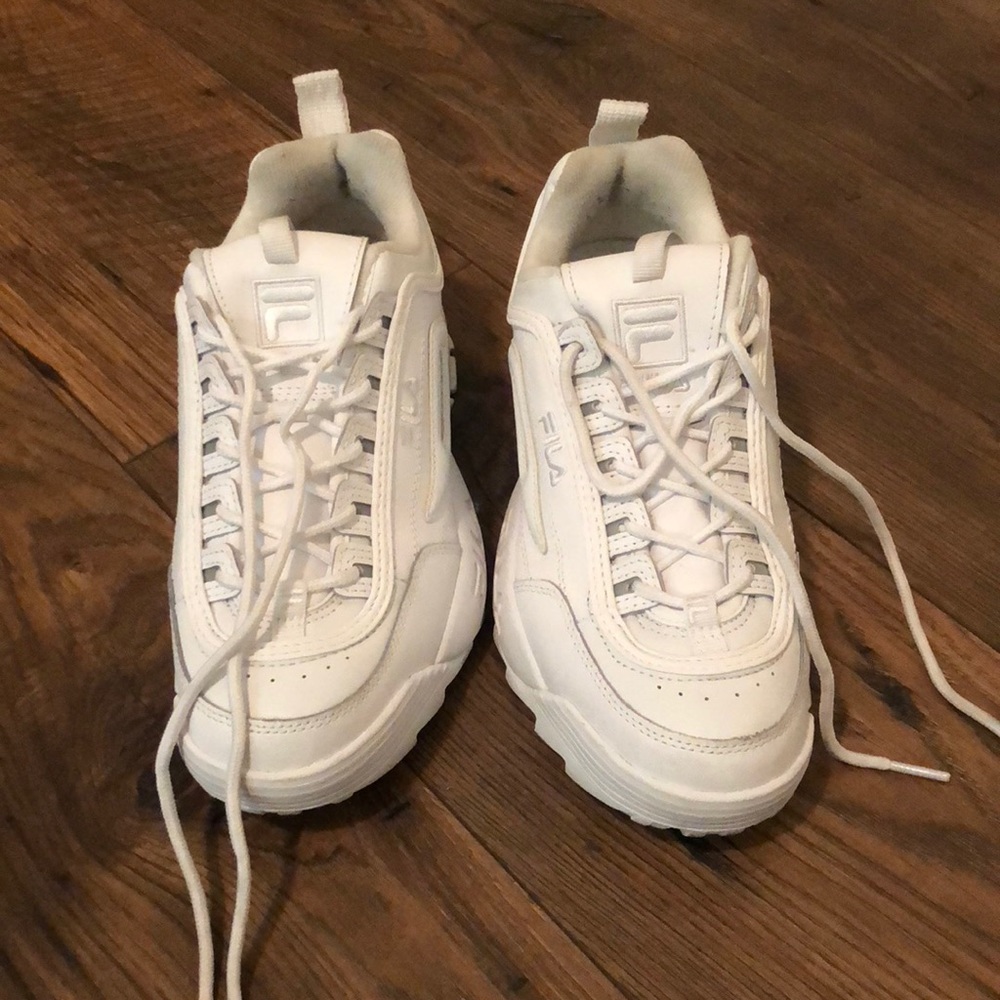 Fila Disruptor II Premium Sneaker WOMENS- white